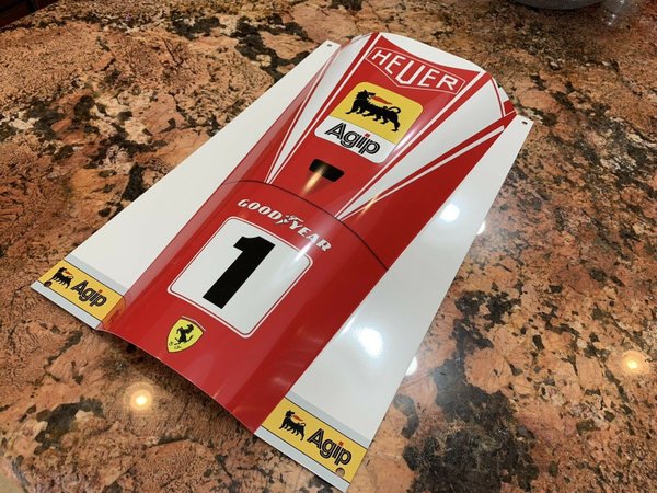 3D Formel 1 Nase - Ferrari Niki Lauda No. 1