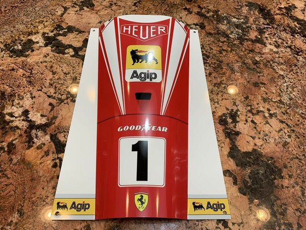 3D Formel 1 Nase - Ferrari Niki Lauda No. 1