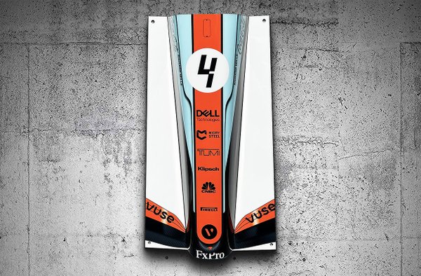 3D Formel 1 Nase - Lando Norris McLaren No. 4